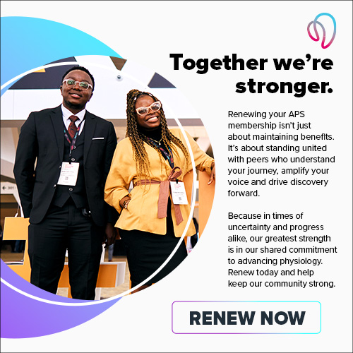 Renew Now Renew your APS membership